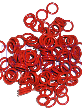 红色耐高温防水硅胶O型圈 51/52/53/54/55/56/57/58/60/61*3.5 MM