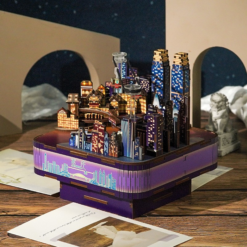 同趣地域特色文创纪念品八音盒diy拼图积木拼装音乐盒生日礼物女,玩具/童车/益智/积木/模型,八音盒/音乐盒,淘宝优惠券,粉丝福利购,淘宝优惠卷