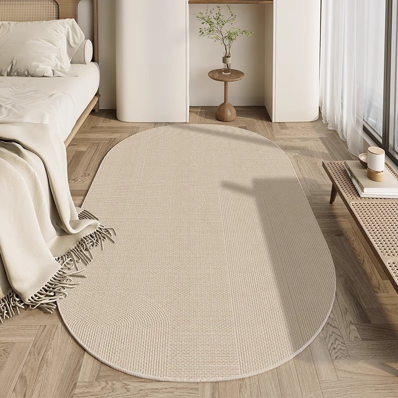 新款2024卧室床边毯日式客厅轻奢高级感地垫书房耐脏阳台飘窗垫子