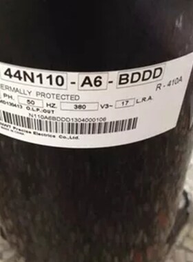 44N110-A6-BDDD 全新进口哈伯冷油机压缩机 三相380V R410A