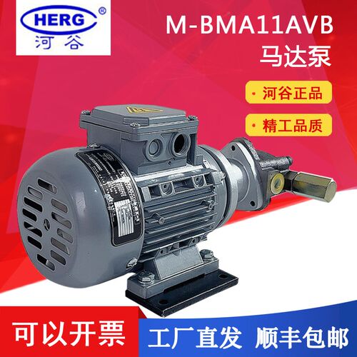 河谷HERG电机马达泵润滑油泵三角油泵M-BMA-11A/10A/12A/13A/1FS