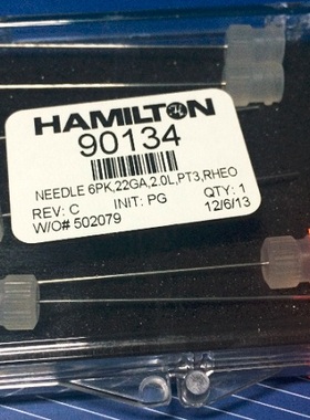 液相色谱平头进样针头 7725i 液相手动进样阀针头 22S针头 90134