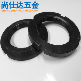 GB812 止退螺母 开槽锁紧螺母 四槽螺母螺帽 M60 国标 M10 圆螺母