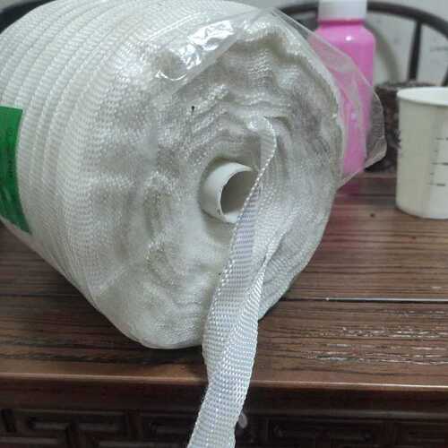 大棚压膜绳农用高强度托幕线白色线条涤纶带防风绳蔬菜拖大鹏养殖