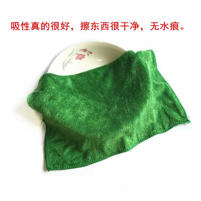 家政保洁毛巾洗车擦车毛巾吸水加厚不掉毛蓝色大抹布30X70磨绒