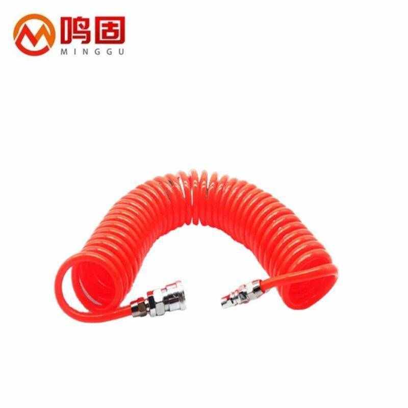 鸣固ZN27PU弹簧气管软管空压机弹簧管气泵高压伸缩软管螺旋风管