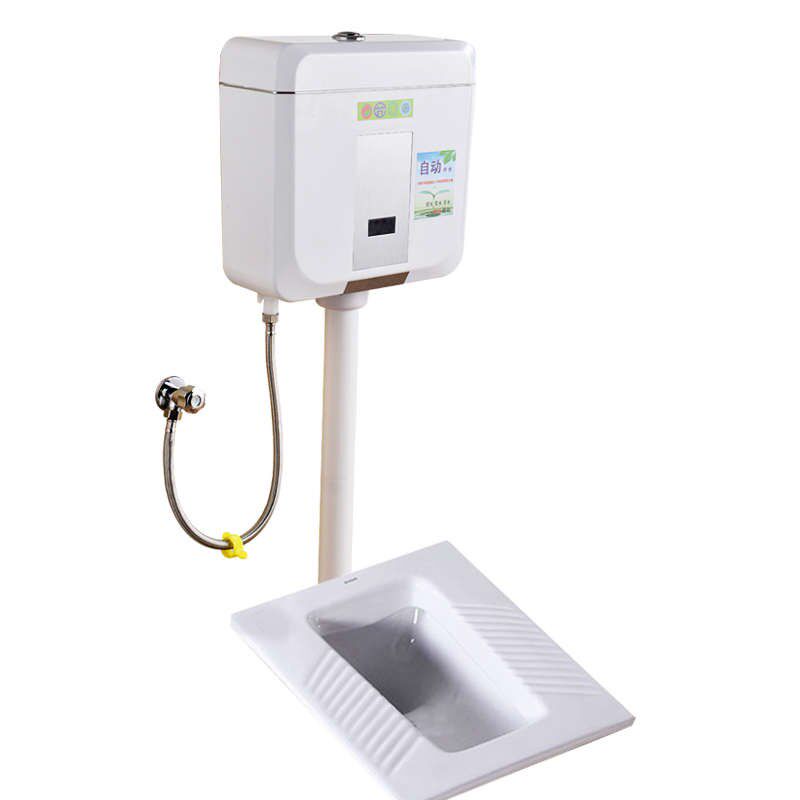 冲水家用冲水卫生间全自动便器水箱大箱节能便池蹲蹲坑器厕所感应