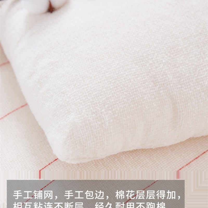 新款销新疆长绒棉冬被保暖一级棉花被全棉春秋被芯棉絮垫被床上单