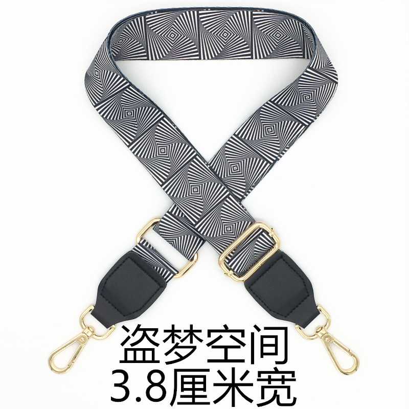 包带配件斜跨加宽肩带个性帆布百搭民族风单双肩字母斜挎肩带配件