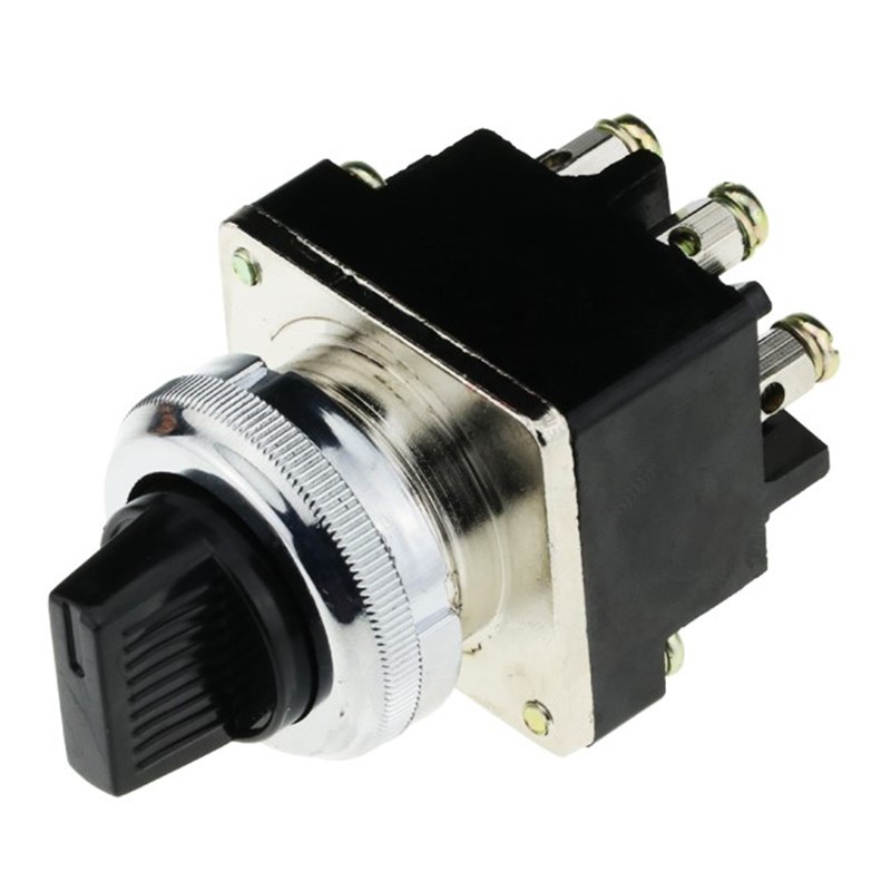 红开十字主令开关HKA2(LS2)-2 3 两档三档旋钮 3脚4只脚 开孔30MM