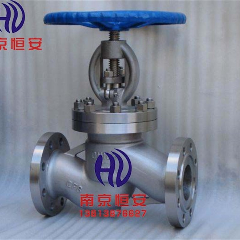 J41W-16P  304不锈钢法兰式截止阀 蒸汽截止阀门DN50 DN65 DN80