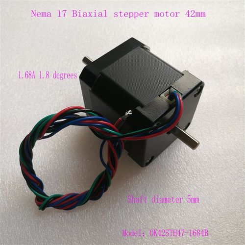 42双轴步进电机 OK42STH47-1684B Nema17 Biaxial stepper motor