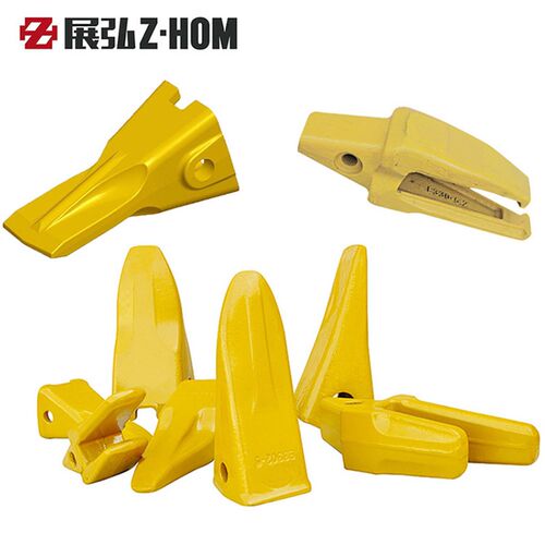 适用斗山大宇DH220 300斗齿岩石斗齿尖齿平齿破冰齿齿王齿座齿根