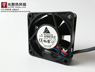 6020 12V 0.11A 正品 厘米 AFB0612LD 6CM 双滚珠静音风扇 台达