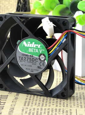 原装Nidec TA275DC C35598-35 GFOX 7cm 7015 12V 0.48A 四线风扇