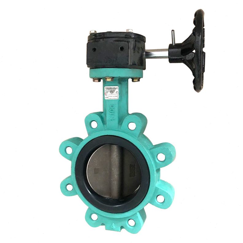 甄选天津法兰式蝶阀LTWD371X-16Q手动法兰蝶阀碳钢法兰式蝶阀