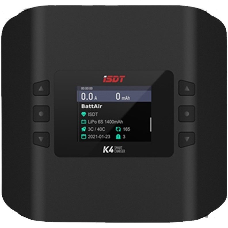 甄选ISDT  K4 双路600w 20A 交流直流输入大功率智能充电器电源