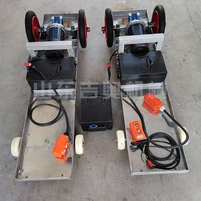 顶管出土搬运车 顶管机用出土车 充电式遥控工具车
