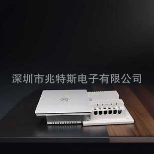 智能家居系列外壳、英规插座底壳开关6孔接线口带86钢化玻璃面板