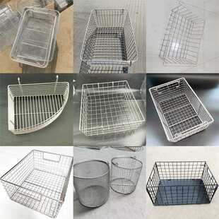 消毒网筐篮沥水篮金属清洗框不锈钢网篮超声波过滤网篮消毒过滤