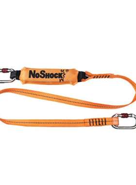 代尔塔 504208双小钩减震带高空作业临边防坠落安全绳攀爬缓冲绳