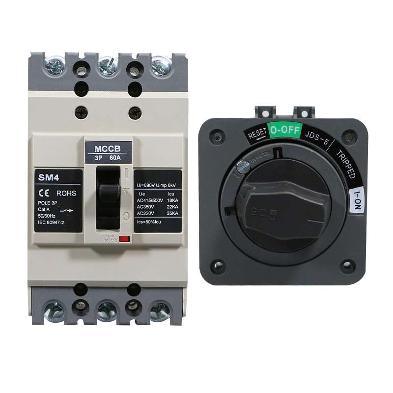 直接旋转手柄NSC电源联锁开关SM4-100塑壳断路器数控机床开门断电