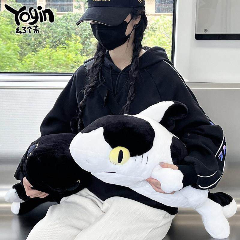 猫奶牛鲨毛鲨绒鲨猫系列爱玩偶可仔公抱枕玩具