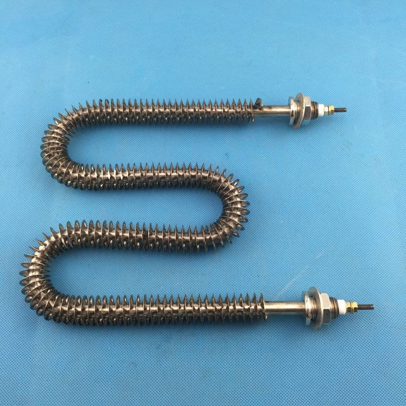 型烘干机不锈钢翅片干烧加热管220烘箱型电热管380翅片散热管