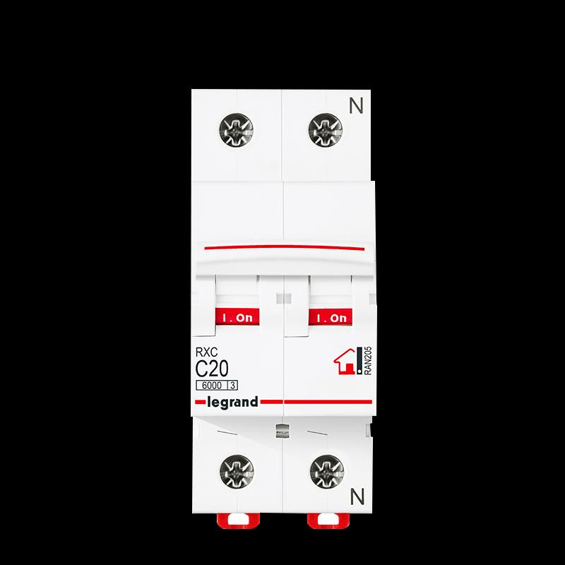 *朗断路器p**短路空气保护器开2p总保护小型罗格空调开关家用32a