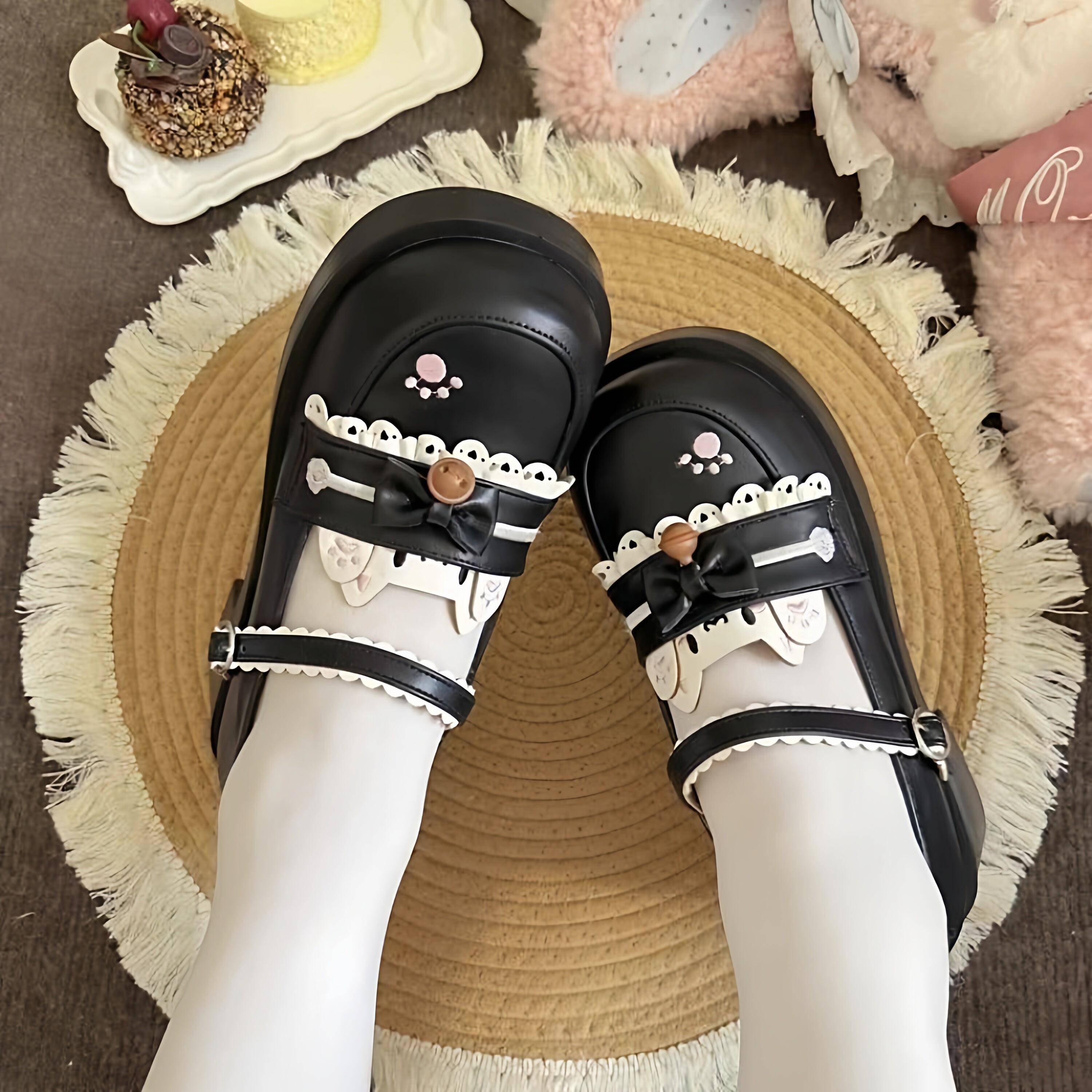 猫制服鞋可女爱鞋子季爆款日系平底KCD水手服玛小丽春珍单鞋女