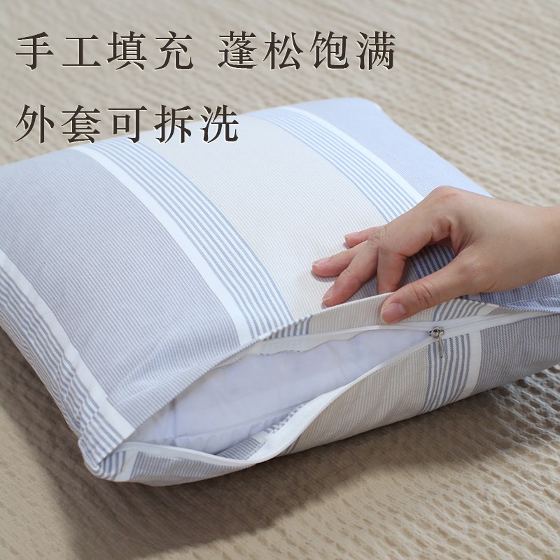 木棉抱枕床头靠枕纯手工抱枕靠枕海南天然带籽R木棉填充抱枕靠垫