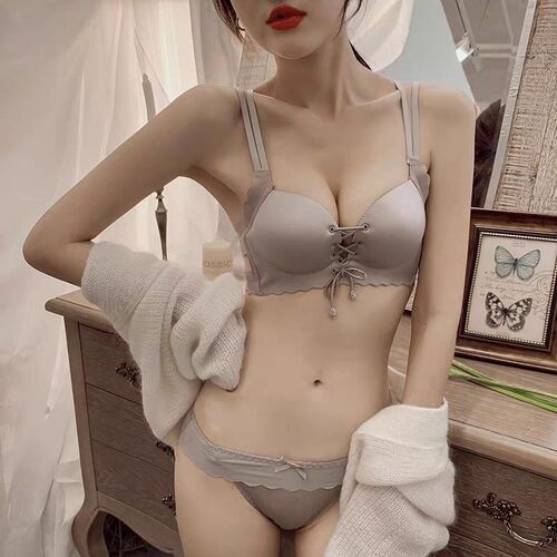 超厚12cm聚i拢拉B绑带内衣小胸加厚美背显大上托12厘米收副乳文胸