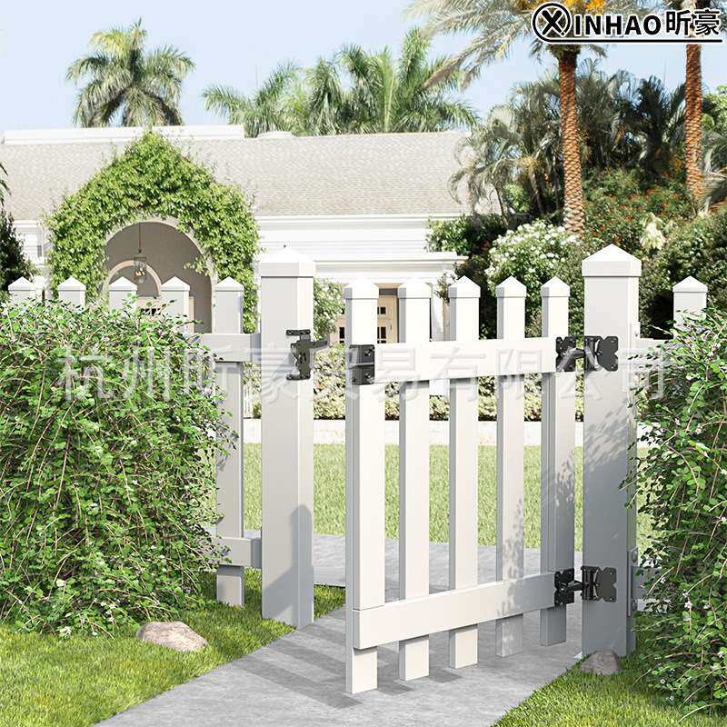 美式不锈钢花园合页篱笆门合页栅栏合页插销篱笆门铰链花园门套装