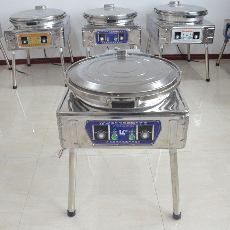 80型双面自动恒j温电饼铛商用 烤饼炉 油葱饼机 烙饼锅 酱香饼机