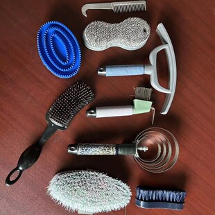 九件套马匹清洗用品/马梳马刷套装/马房用品套R装看好下单不退不