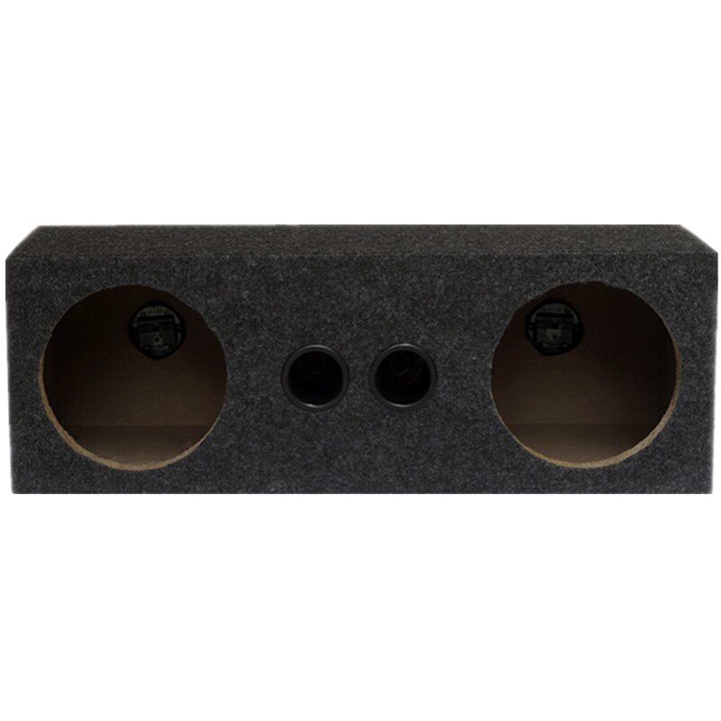 汽车音箱6.5寸双喇叭箱体家用试音箱木箱空箱车载喇叭连体箱