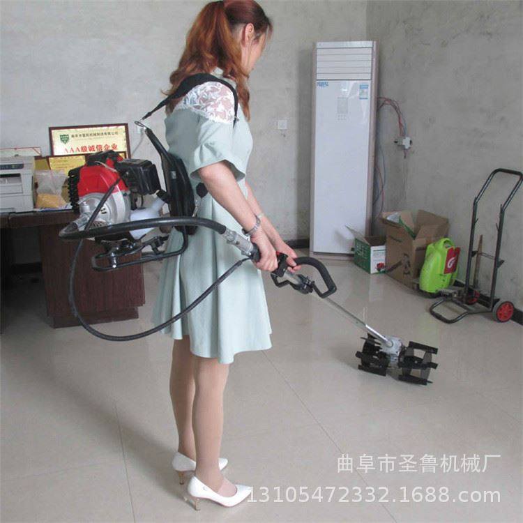 多功能小型割灌机 揹负式锄地机 四行程旋耕机
