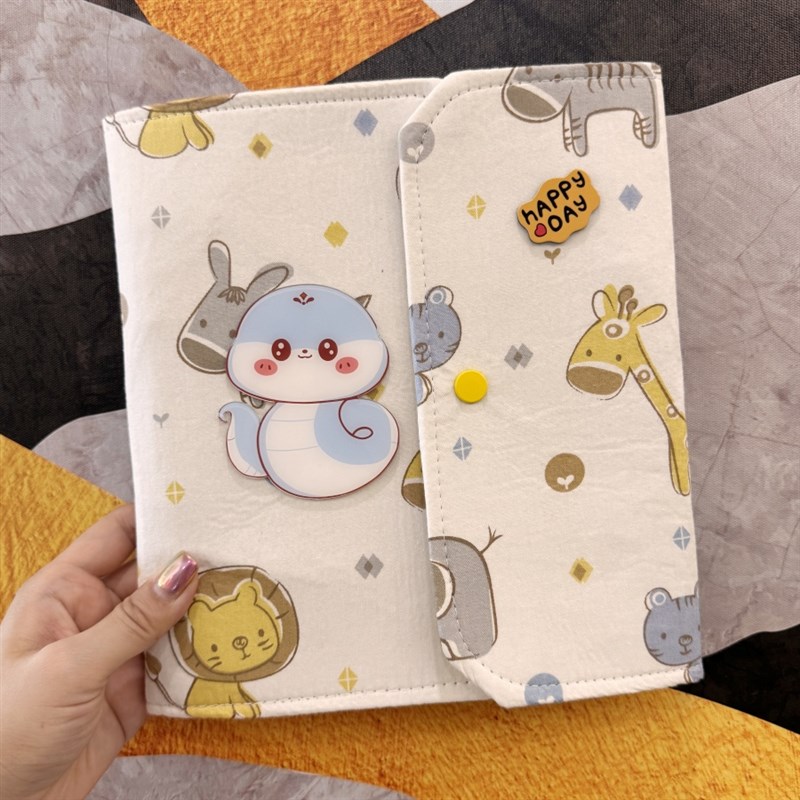 蛇宝宝孕检报告单收纳册a4a5对折资料本文件夹孕妇产检孕期档案册