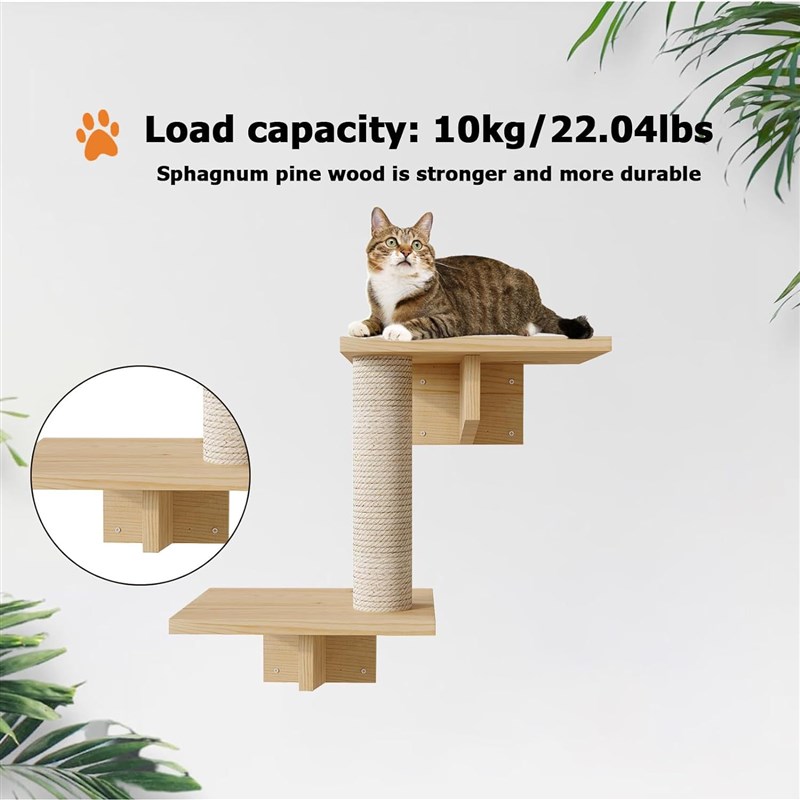 上墙猫爬架猫窝墙面猫跳台墙壁式太空舱猫窝猫树一体墙上挂墙猫架图片
