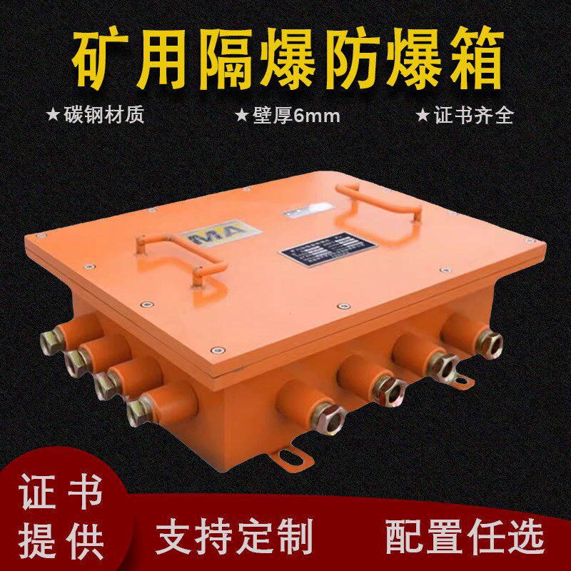 煤矿用隔爆型防爆箱电源箱控制y箱接线箱配电柜箱碳钢箱操作箱带