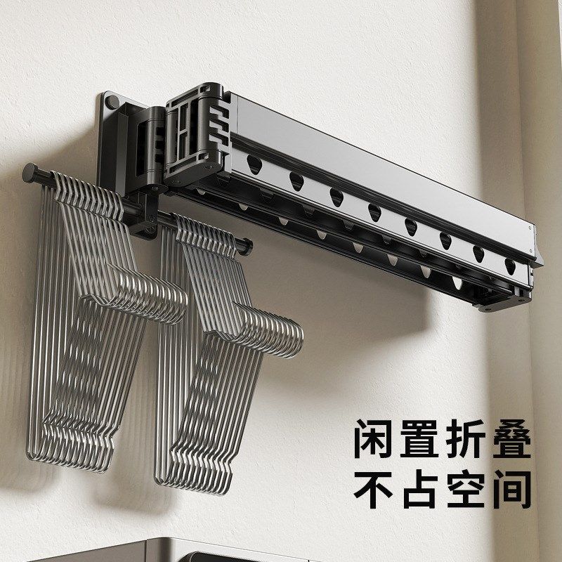 阳台折叠晾衣架家用伸缩户外架室内室外窗台晾衣杆卫生间晾衣架