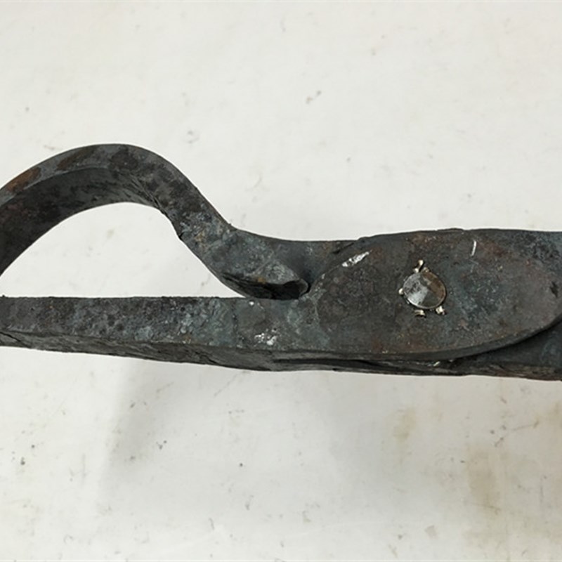 手工夹钳铁匠钳产品钳固定夹工具钳圆头持物夹子铝锭钳火钳打铁钳