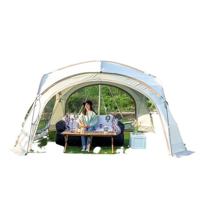 甄选天幕球帐篷户外穹顶客厅遮阳棚防晒露营全套装备野营过夜
