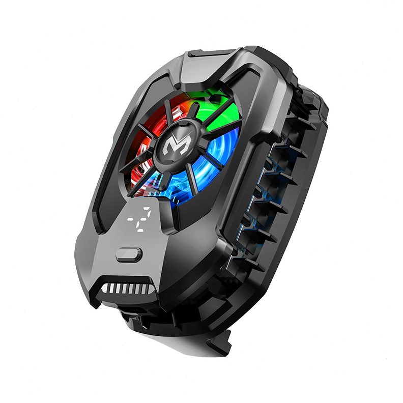 甄选新款米墨DLA8手机散热器 三档数显半导体冰封大面积制冷散热