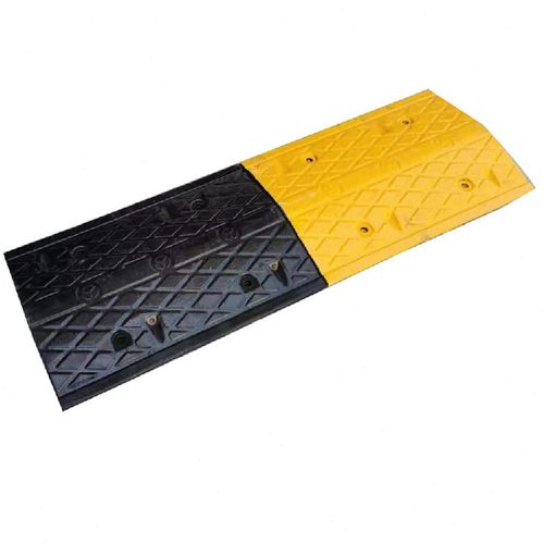 甄选速带橡胶坡道公路马路道路小区车库速板斜坡缓冲带限速垄铸钢