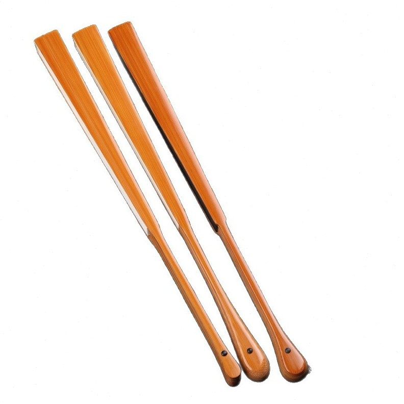 甄选9.5寸老料文玩玉竹扇骨空白折扇书法创作苏工素黑折扇贴梁刮