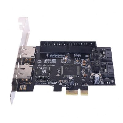 甄选pcie转sata pcie转ide pci-e转2sata+ide JMB363 磁盘阵列卡