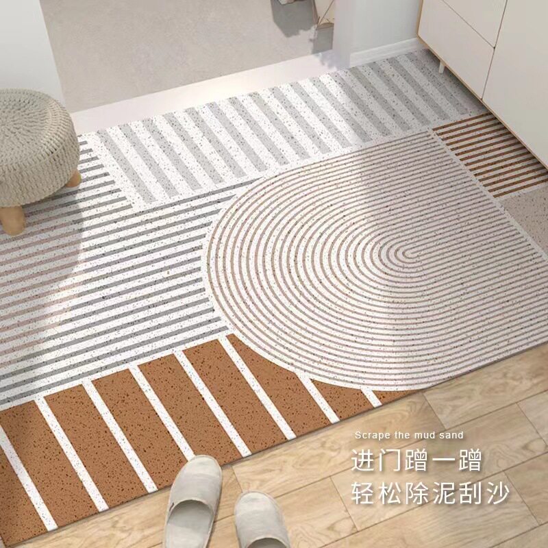清新入户门地垫脚踏垫大门口地毯进户门脚垫门垫S家用进门丝圈地