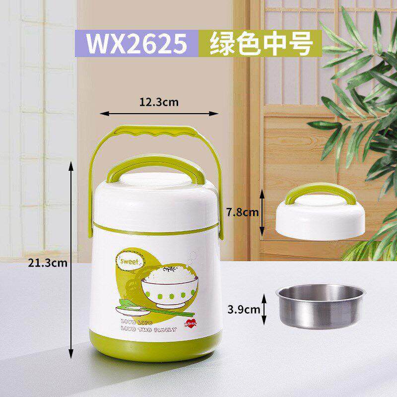 不锈钢胆当保温桶料保温饭盒双内层便盒保温瓶双层提锅真赵QlTMm2