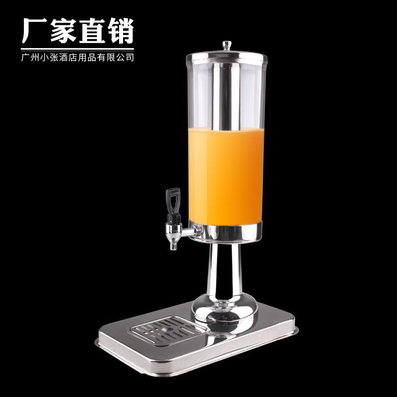 不锈钢单头果汁鼎双头自助餐饮料机冷饮机双缸奶茶桶3L